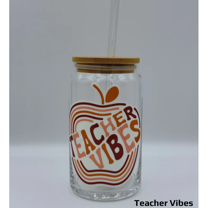 Teacher Latte Glasses