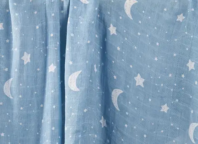 Kangobaby Muslin Cotton Swaddle Wrap - Night Sky