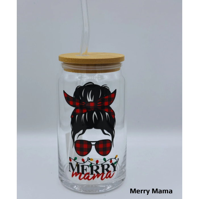 Christmas Latte Glass Jars