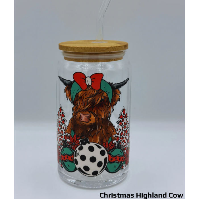 Christmas Latte Glass Jars