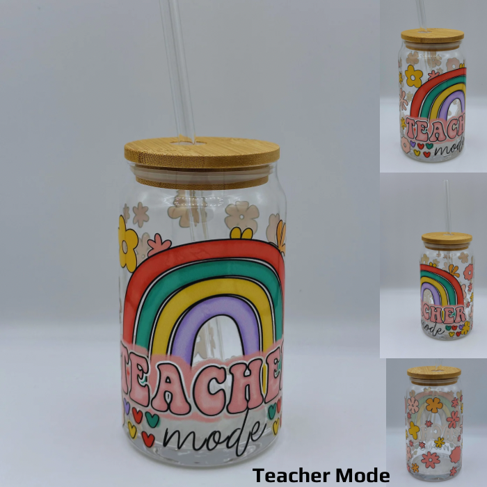 Teacher Latte Glass Jars