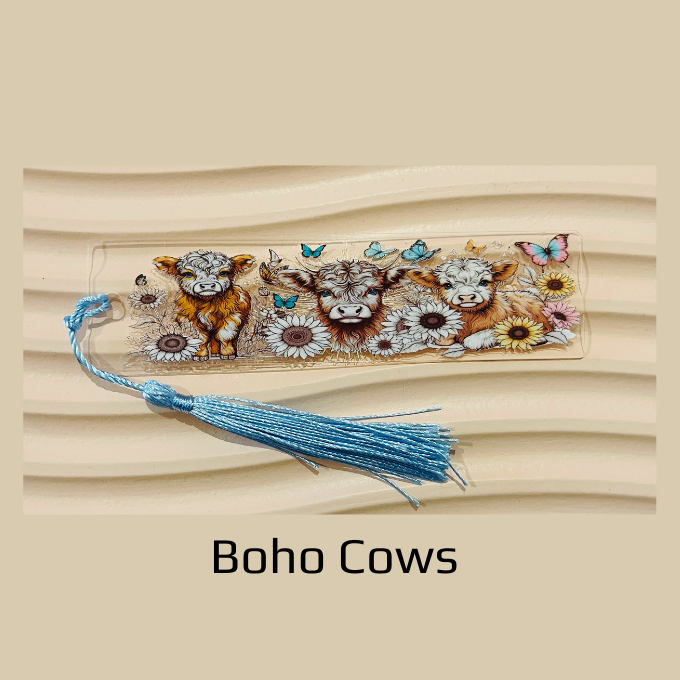 Highland Cow Bookmarks
