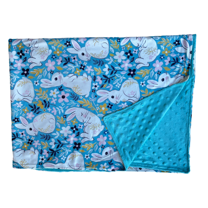 Trixy Bunny Minky Blanket