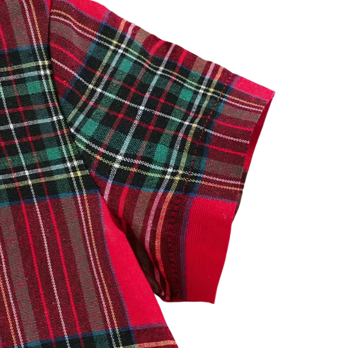 Christmas Plaid Button Shirt