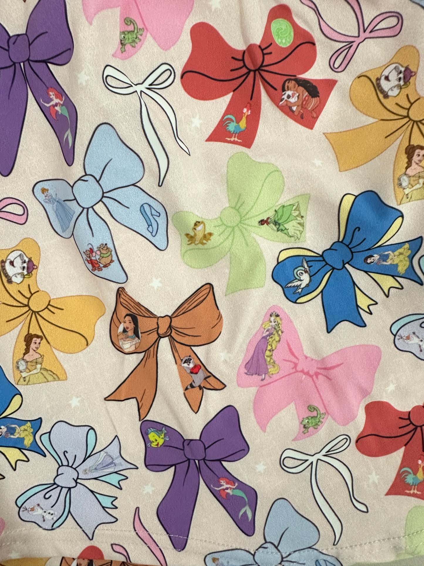 Princess Bows Yoga Skort Set