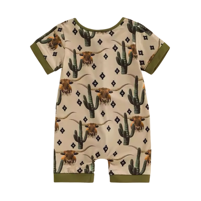Desert Bull Zipped Jumpsuit