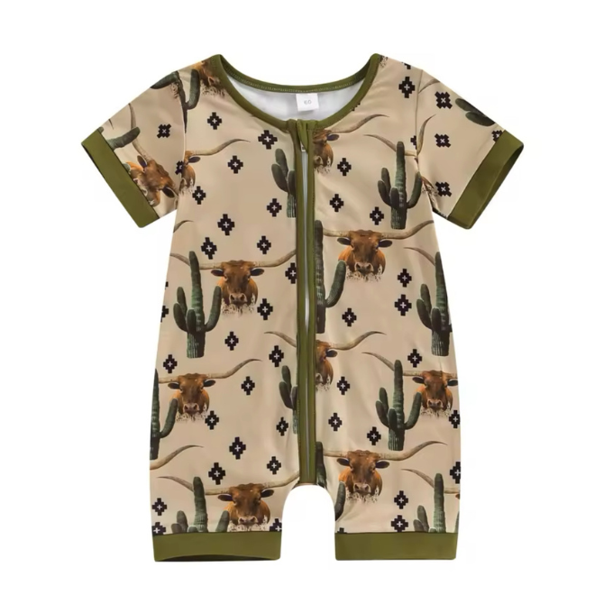 Desert Bull Zipped Jumpsuit