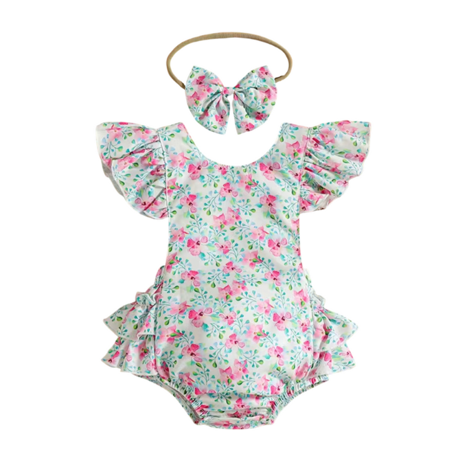 Elsa Floral Romper