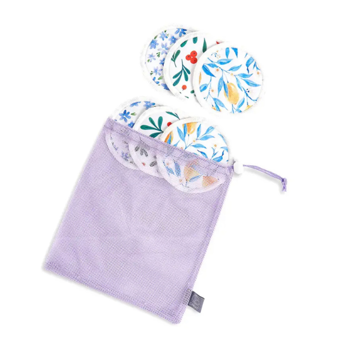 All Florals Bamboo Breast Pads Set