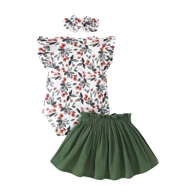Floral Rae Set - Green