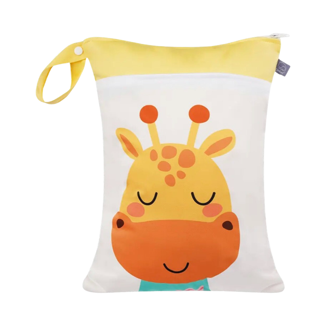 Double Zipped Nappy Wet Bags - Large