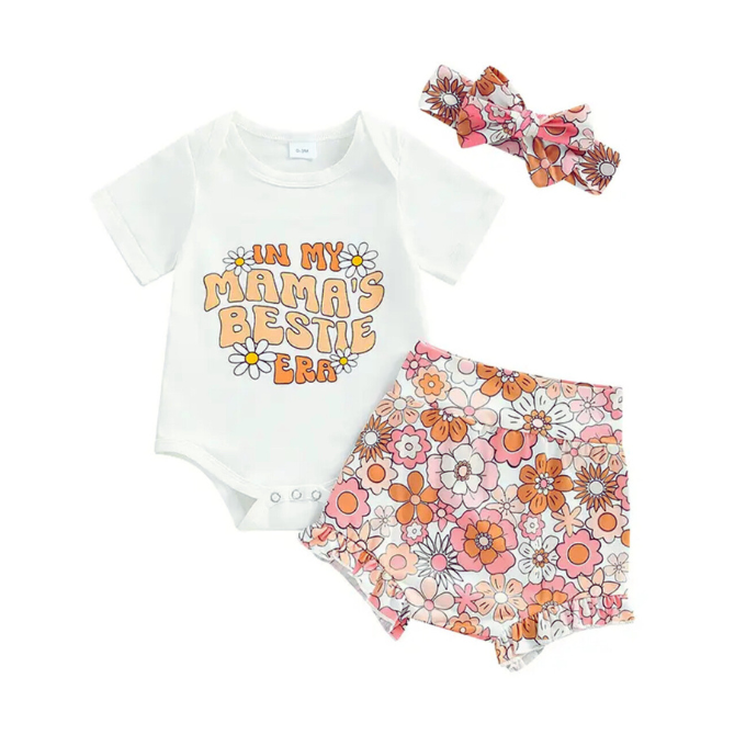In My Mama's Bestie Era Onesie Set