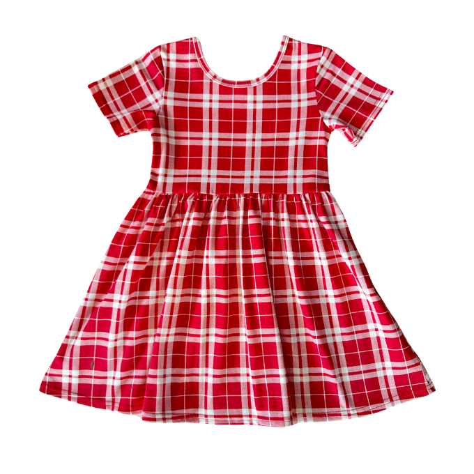 Red Gingham Dress