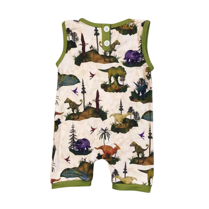 Bamboo Dino Land Jumpsuit