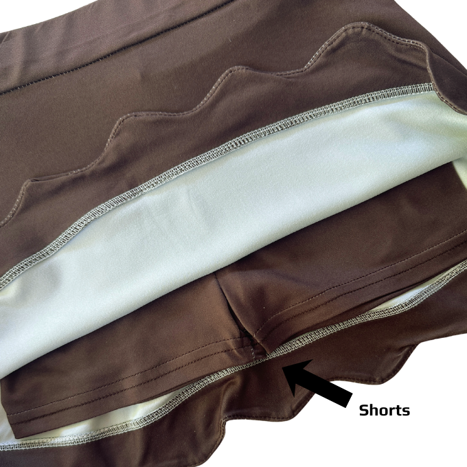 Brown Deer Christmas Girls Skort Set