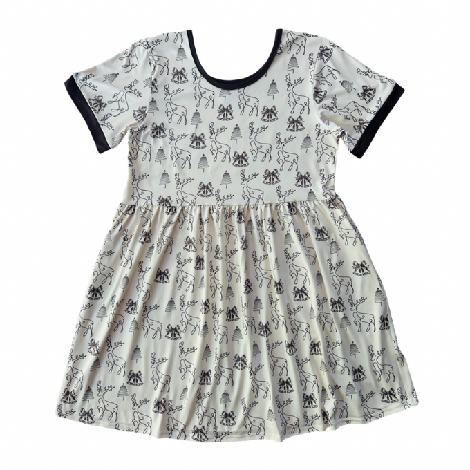 Brown Deer Christmas Women's Dress