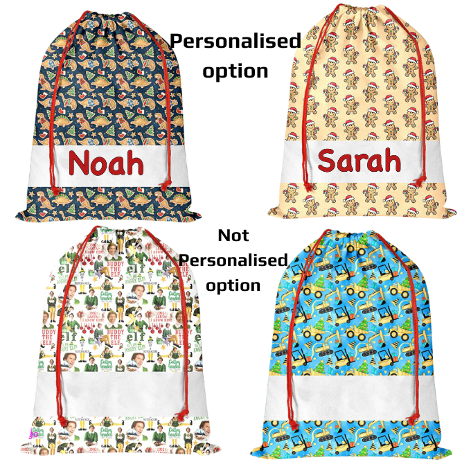 Christmas Stockings - Personalisation options