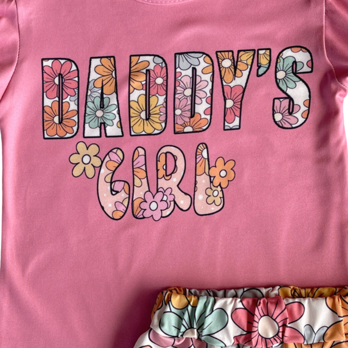 Daddy's Girl Floral Set