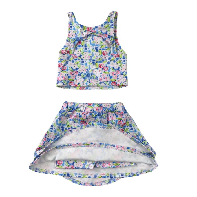 Floral Yoga Skort Set