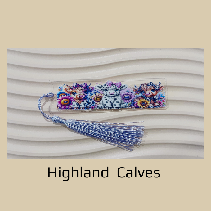 Highland Cow Bookmarks