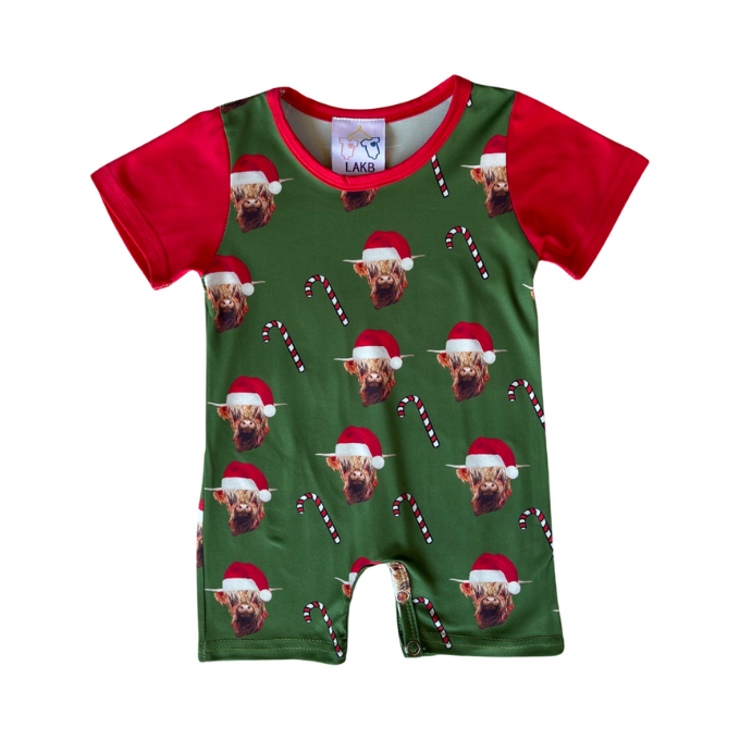 Highland Cow Christmas Jumpsuit