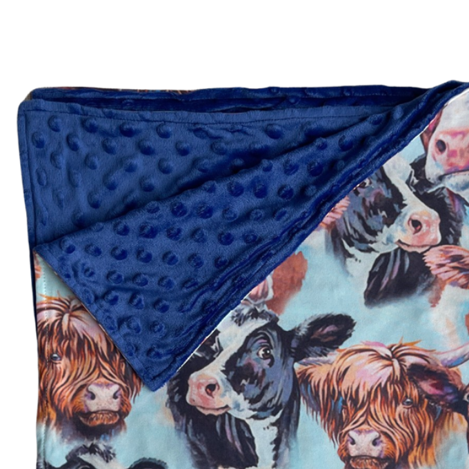 Holy Cow Minky Blanket