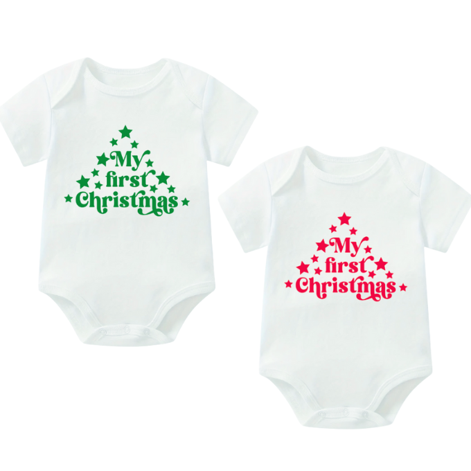 My First Christmas Onesies