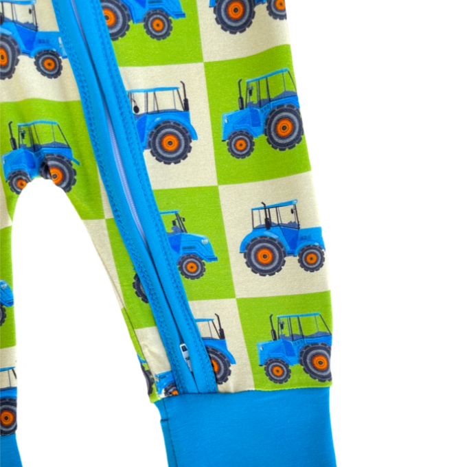 Tractor Bamboo Onesie