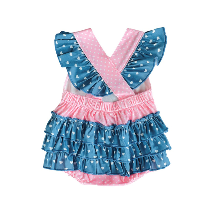 Bunny Hearts Romper