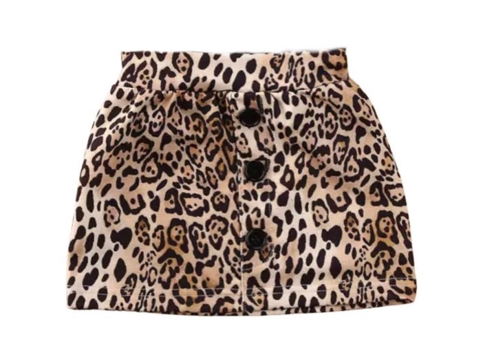 Leopard Print Skirt