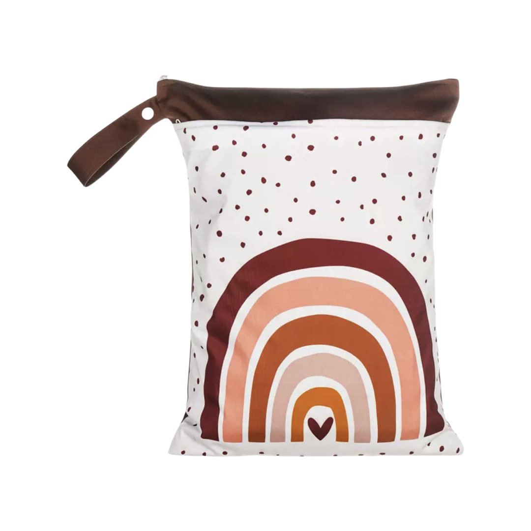 Double Zipped Nappy Wet Bags - Large