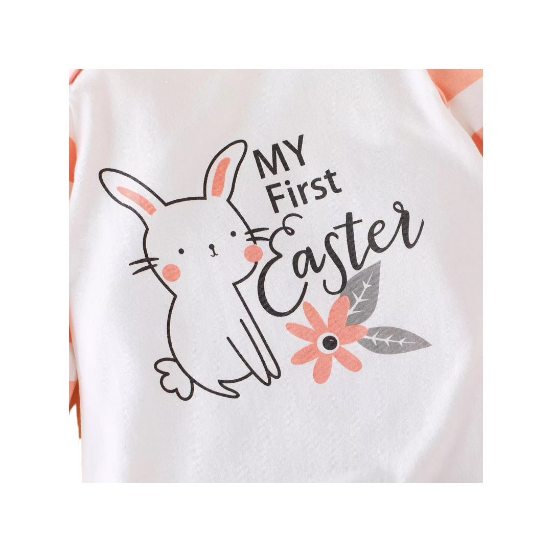 My 1st Easter! Jumpsuit - Pink