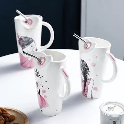 Porcelain Ice Coffee Mugs