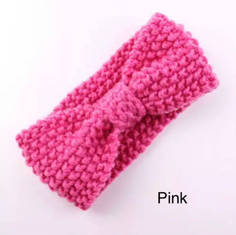 Knitted Knot Headbands