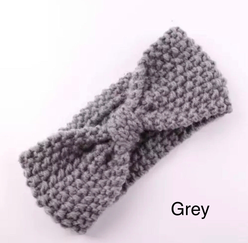 Knitted Knot Headbands