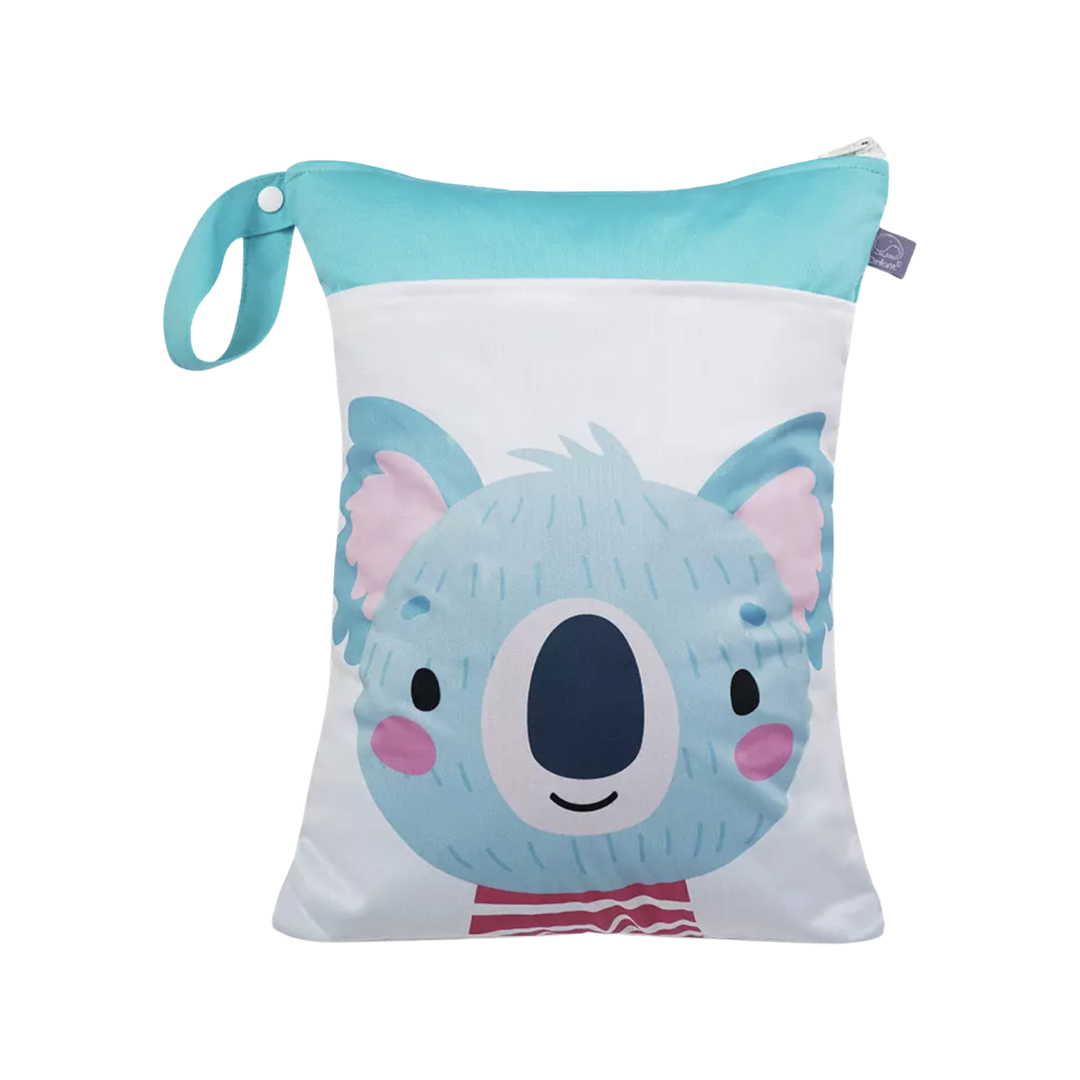 Double Zipped Nappy Wet Bags - Large