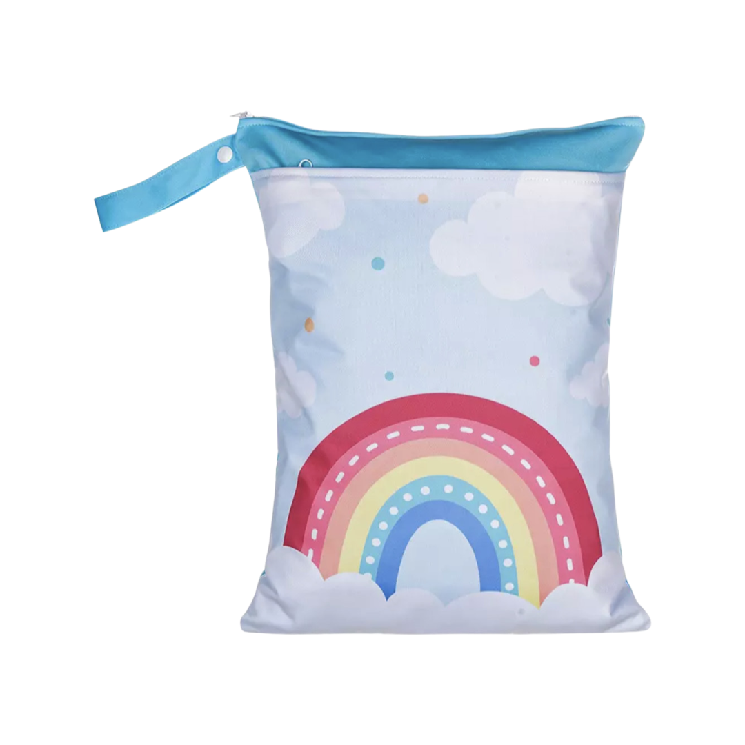 Double Zipped Nappy Wet Bags - Large