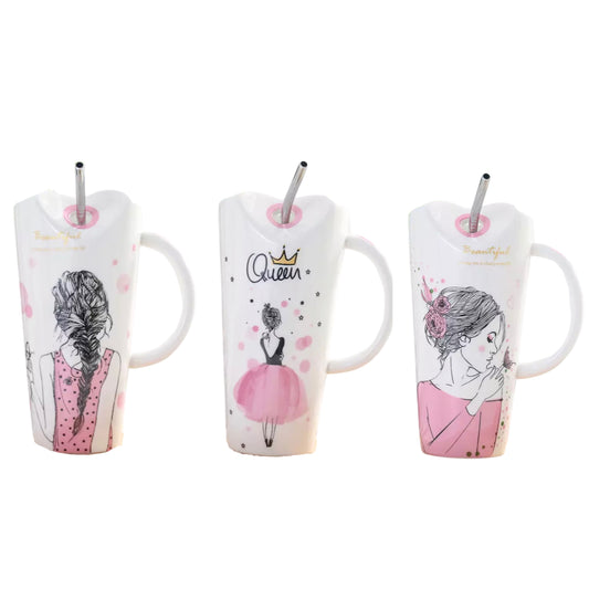 Porcelain Ice Coffee Mugs