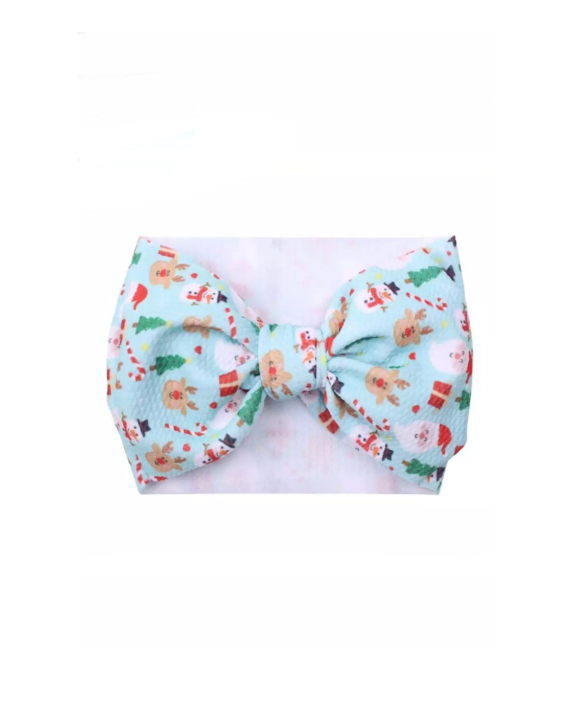 Christmas Large Bow Baby Headband