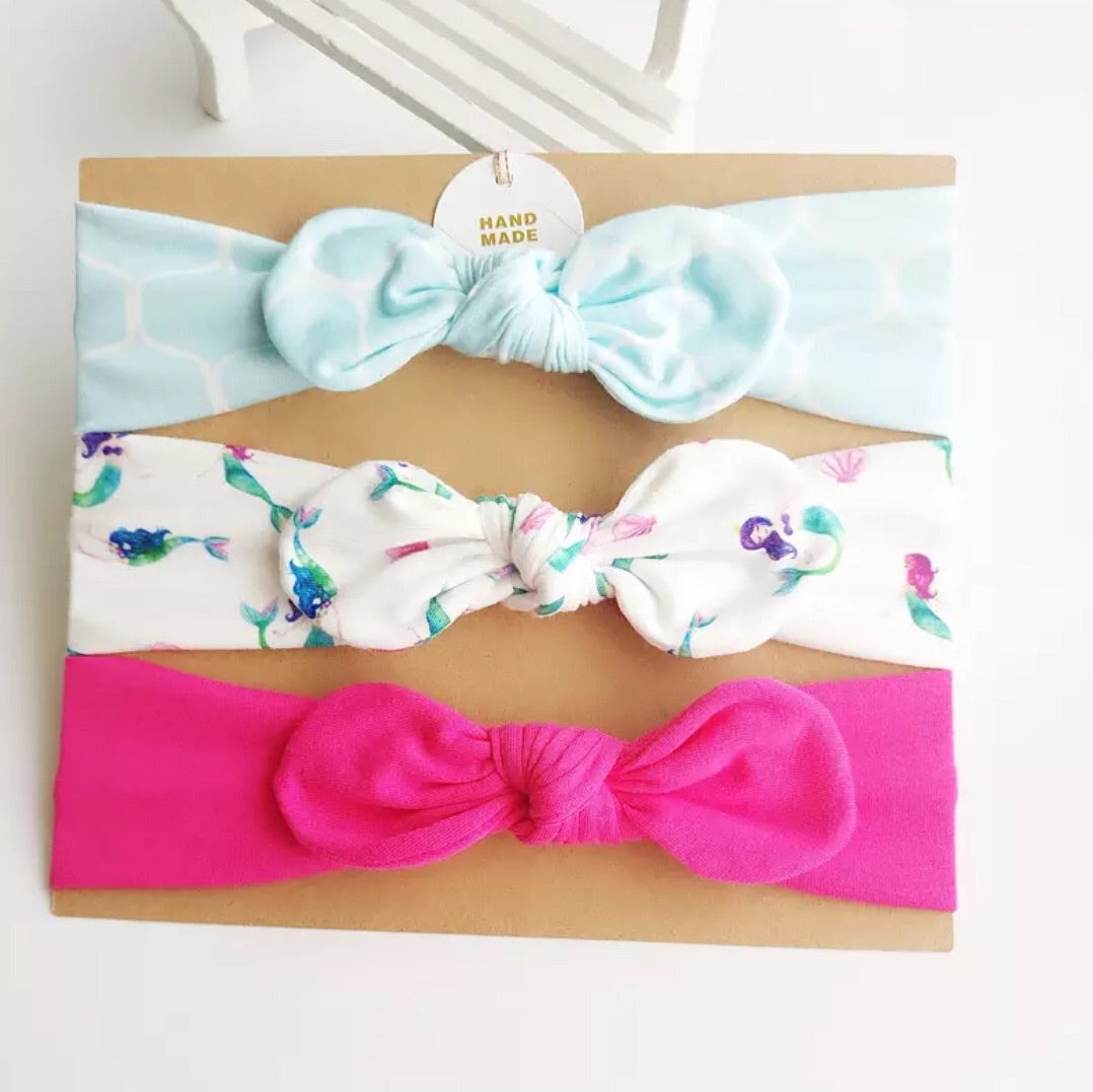 Mermaid 3pc Headband Set