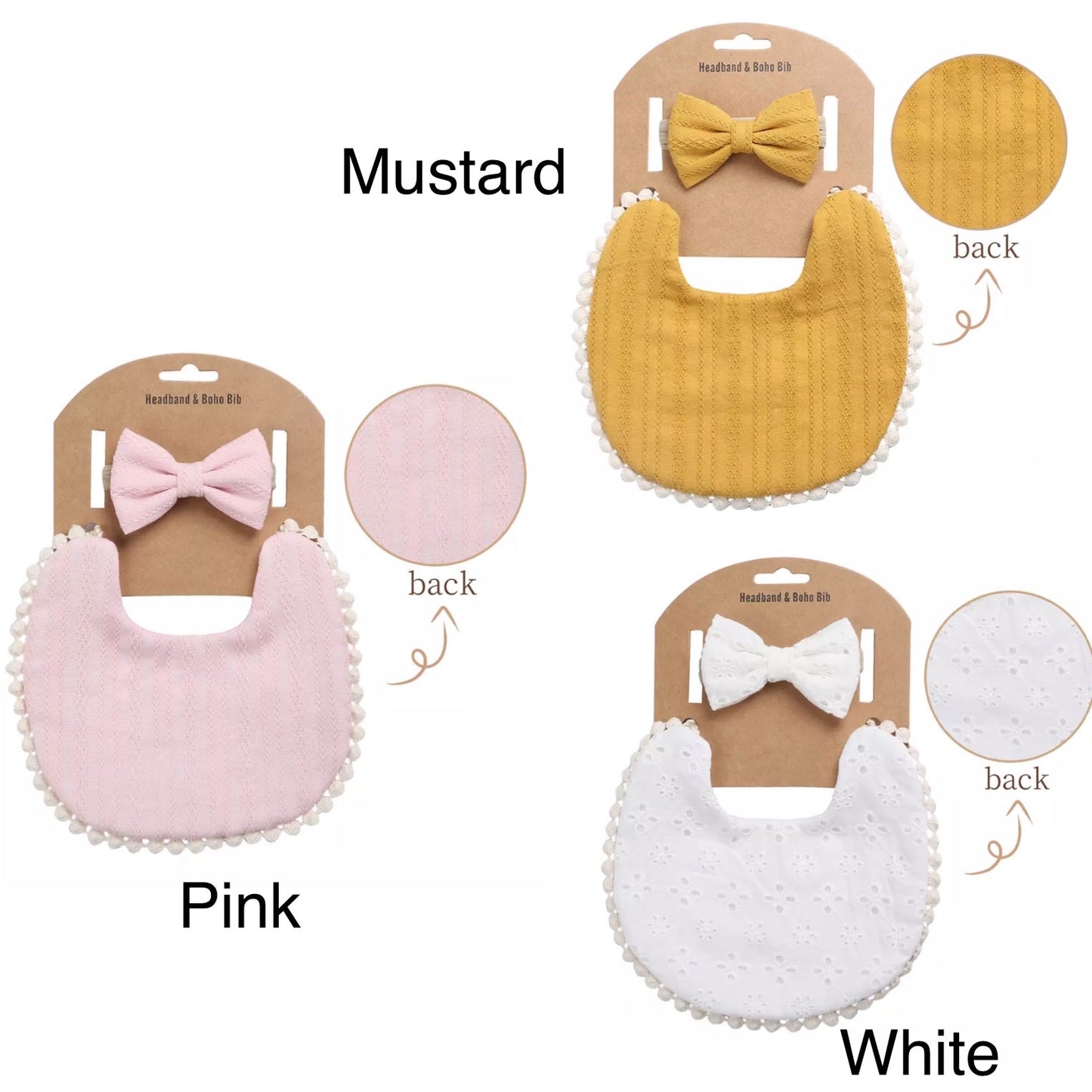 Paisley 2pc Bib Sets