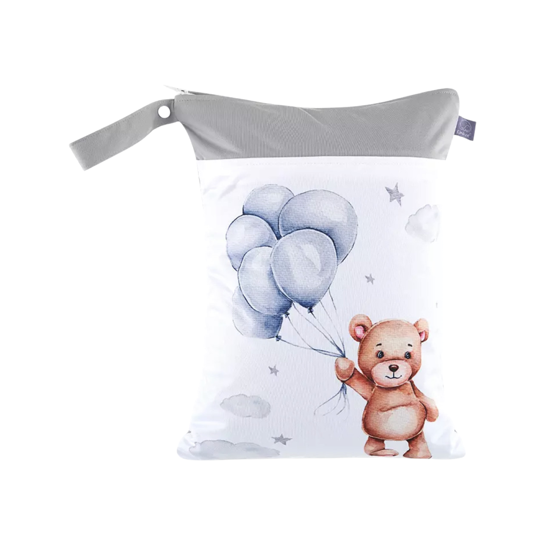Double Zipped Nappy Wet Bags - Large
