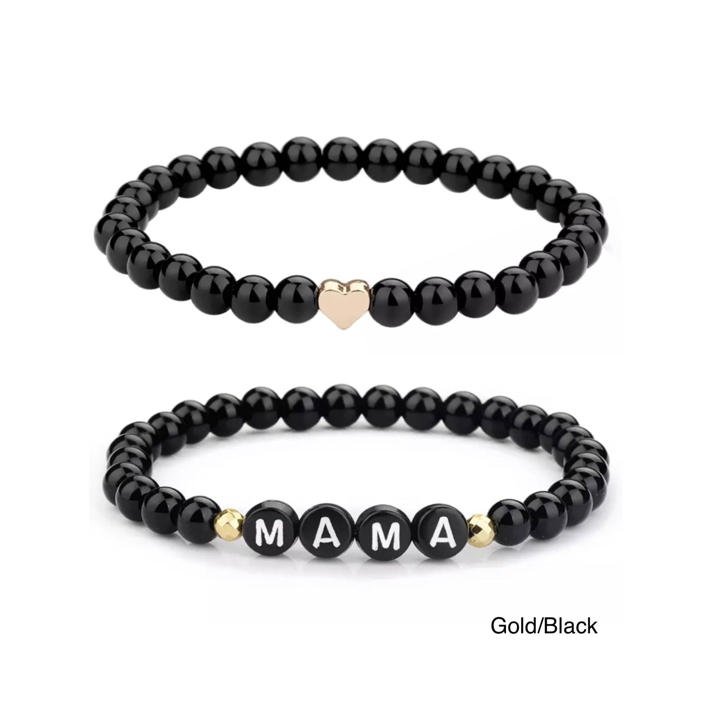 Mama Heart Bracelet Sets