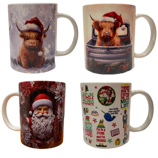 Christmas Mugs - 15oz