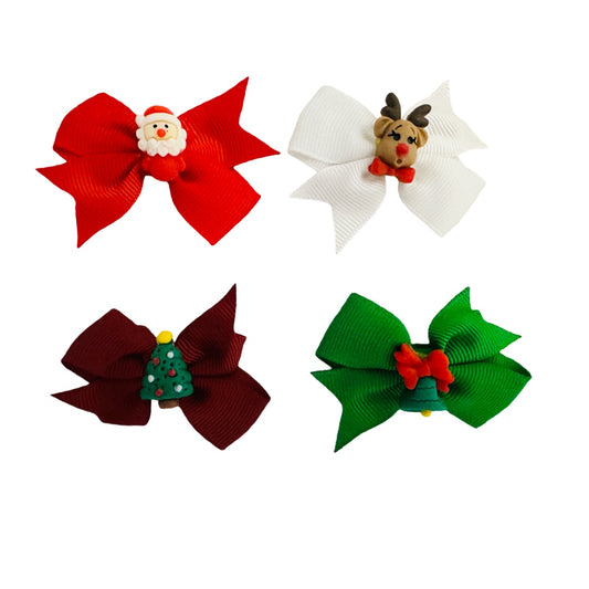 Mini Christmas Hair Clips