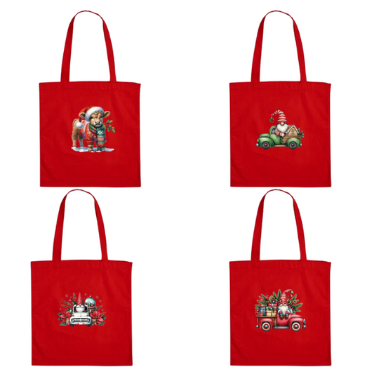 Christmas Gift Tote Bags