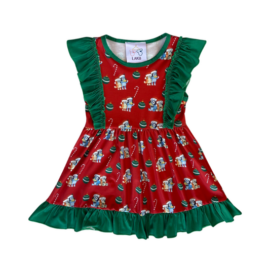 Bluey Christmas Dress