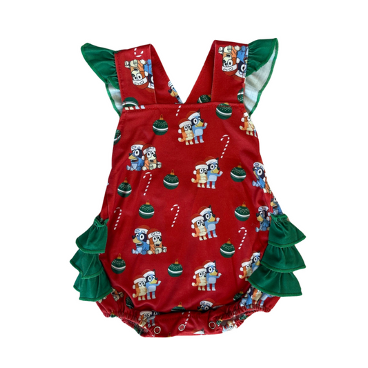 Bluey Christmas Romper