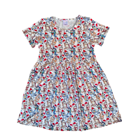 Bluey Christmas Dress- Mum