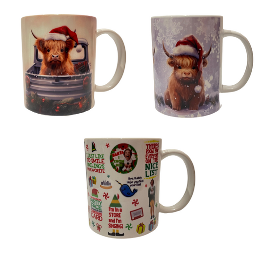 Christmas Mugs - 12oz